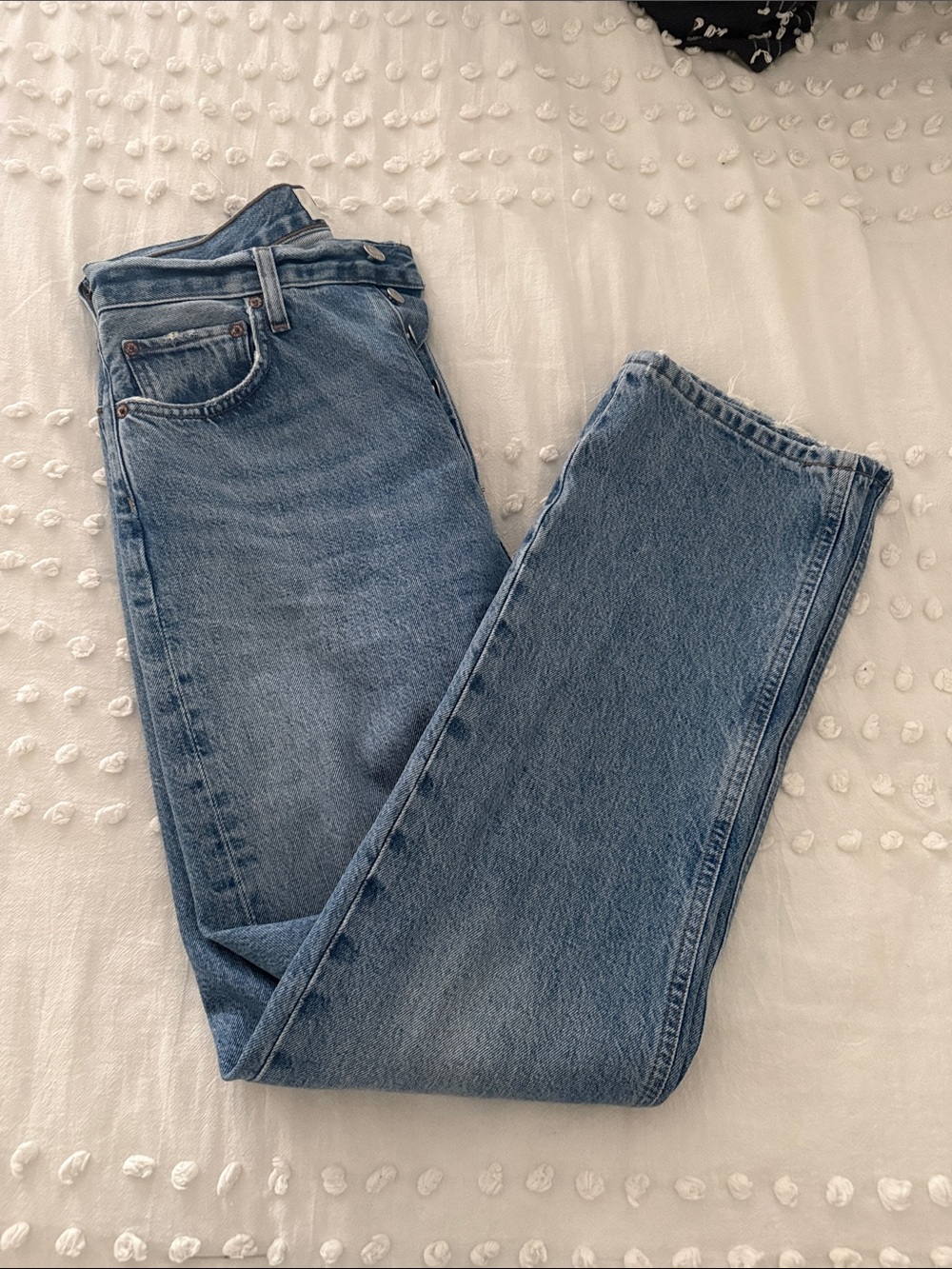AGOLDE 90s Pinch Waist High Waist Straight Leg Denim